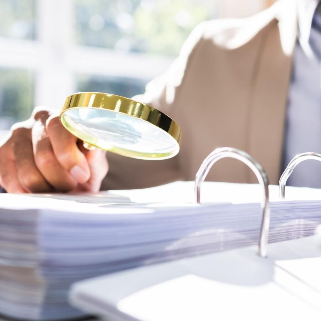 Looking through tax data